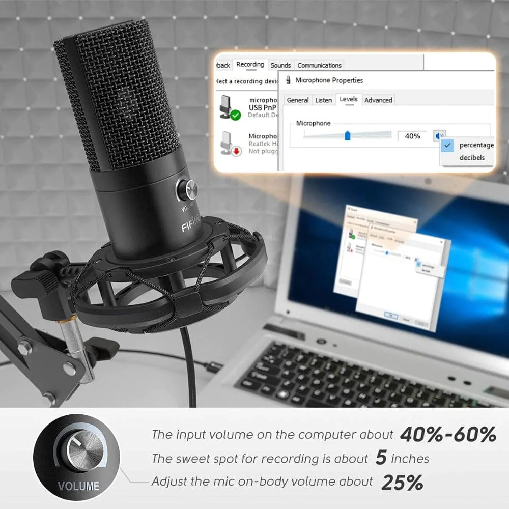 Fifine T669 USB Condenser Microphone Kit - Image 6