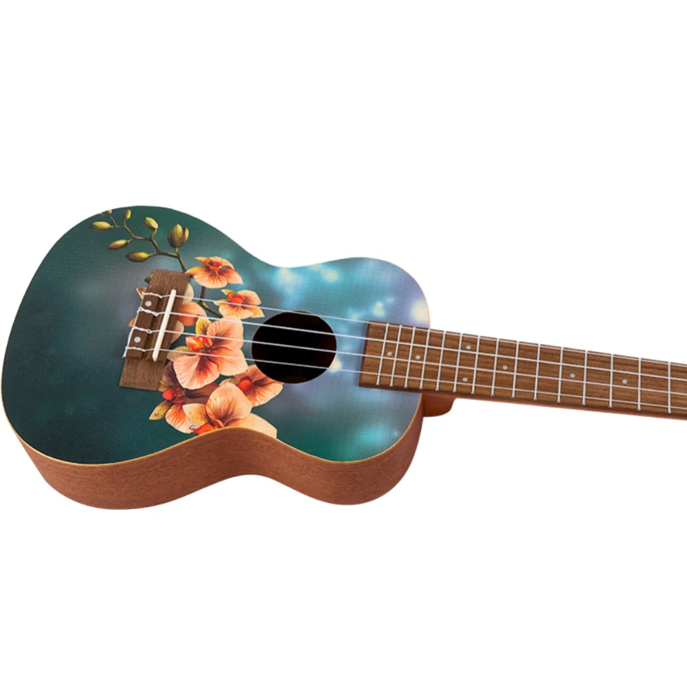 Flight AUC33 Orchid Concert Ukulele with Bag - Image 3