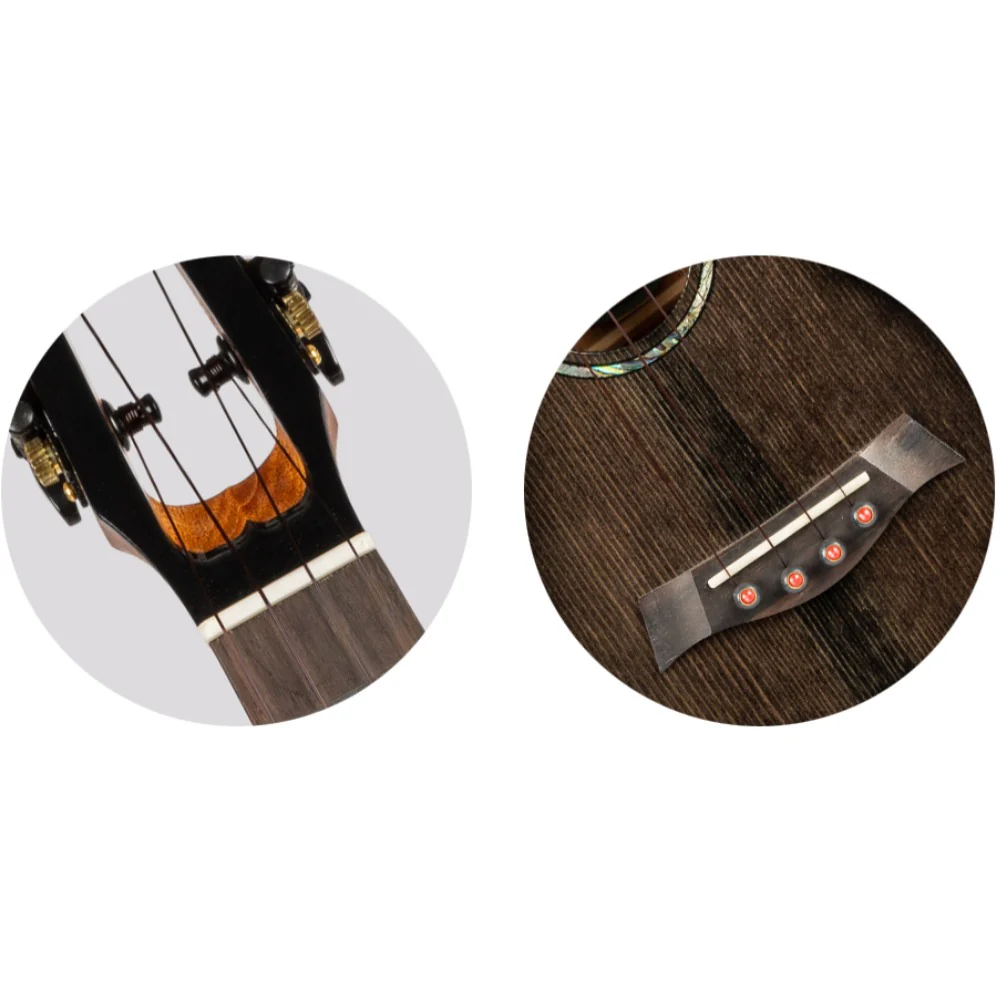 Flight Nighthawk EQ-A Electric Tenor Ukulele with Bag - Image 9