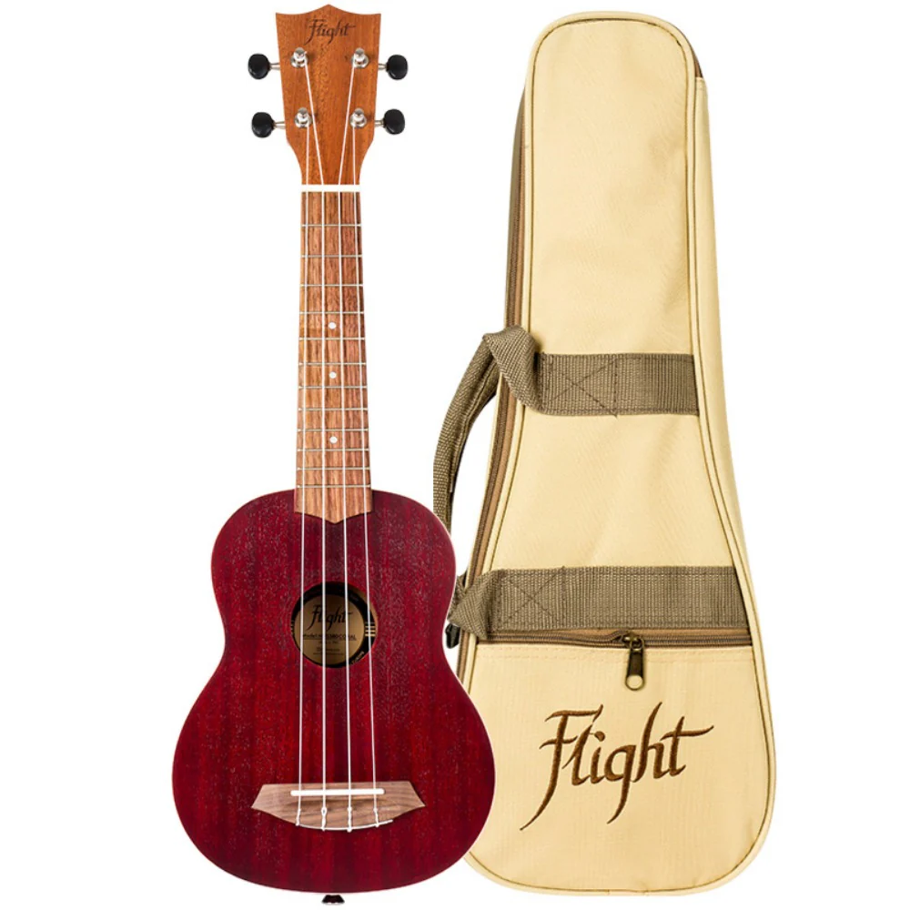 Flight NUS380 Amber Soprano Ukulele with Bag - Image 8