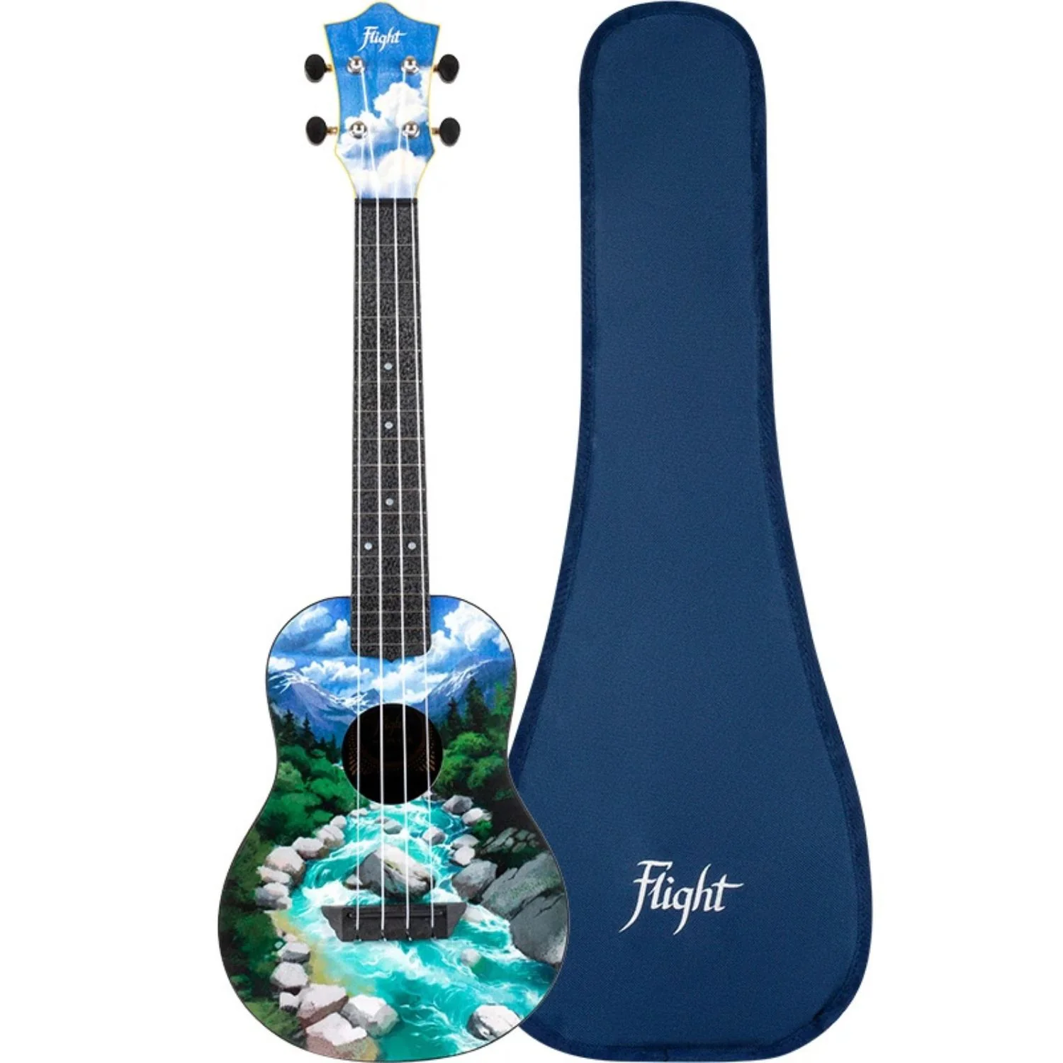 Flight TUC30 SLO Travel Concert Ukulele with Bag - Image 3