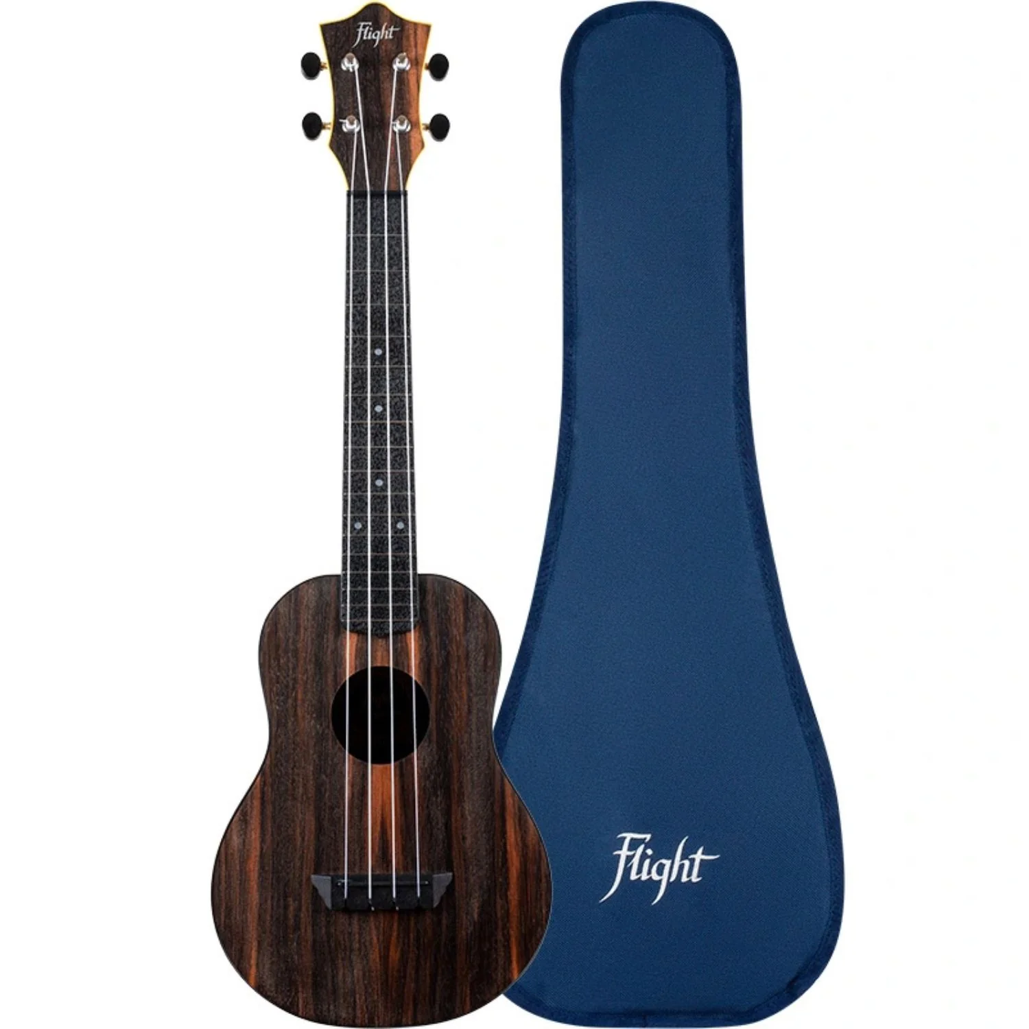 Flight TUC55 Amara Travel Concert Ukulele with Bag - Image 3