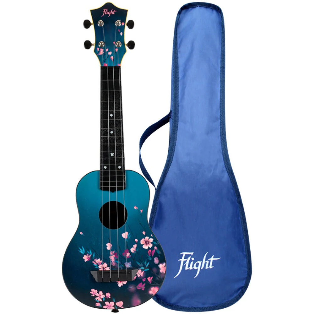 Flight TUS-32 Sakura Travel Soprano Ukulele with Bag - Image 8