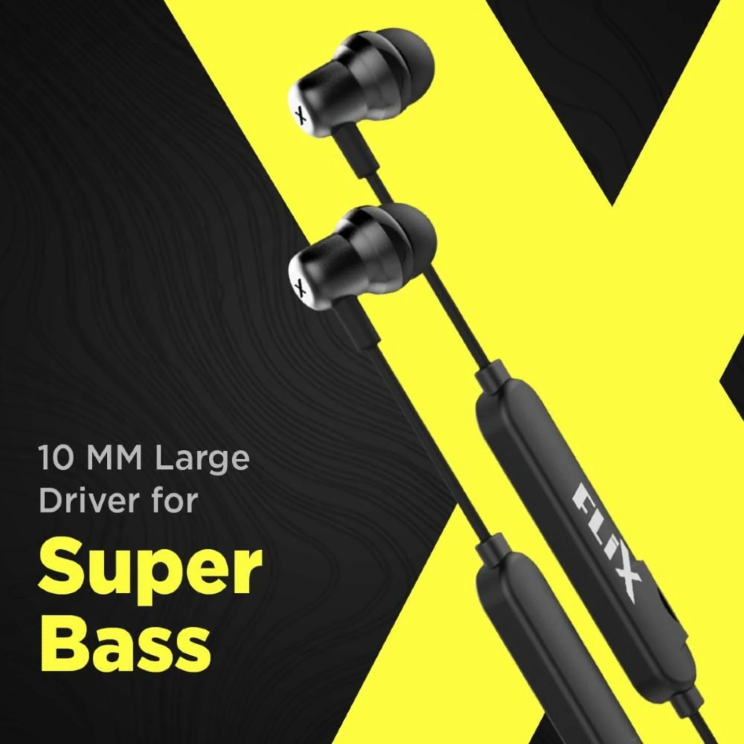 FLiX (Beetel) Thunder Lite 1000 BT 5.0 Wireless In Ear Neckband- Black - Image 2