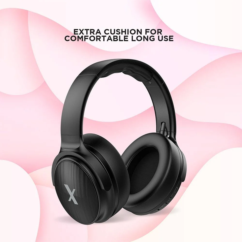 FLiX (Beetel) X1 BT 5.0 Over Ear Wireless Headphone - Black - Image 7