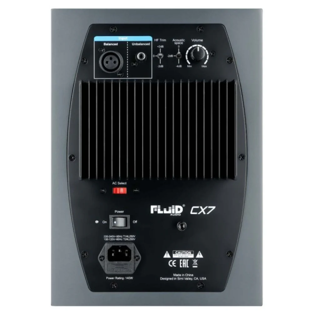 Fluid Audio CX7 Active Monitor Speaker - Single - Image 3