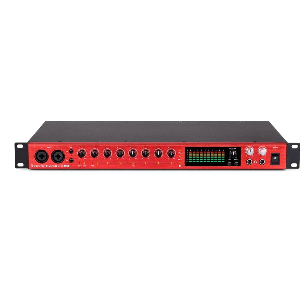Focusrite Clarett 8 Pre USB 18-In, 20-Out Audio Interface For PC & MAC