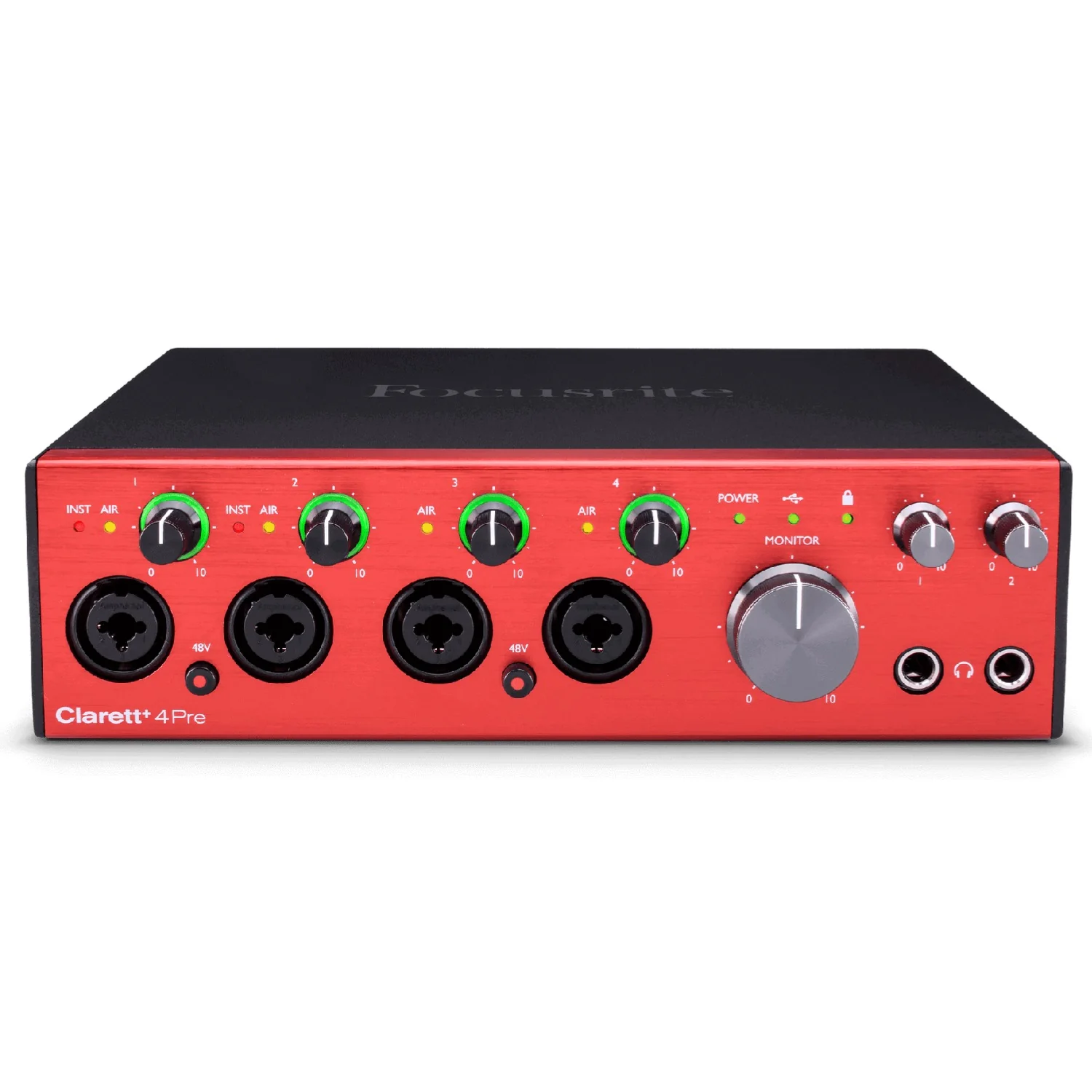 Focusrite Clarett Plus 4PRE 18 in 8out Audio Interface