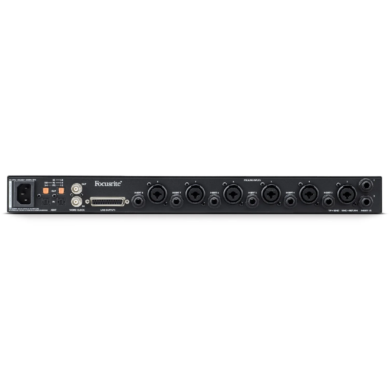 Focusrite Clarett Plus Octopre 8-in 8-out Adat Preamp - Image 5