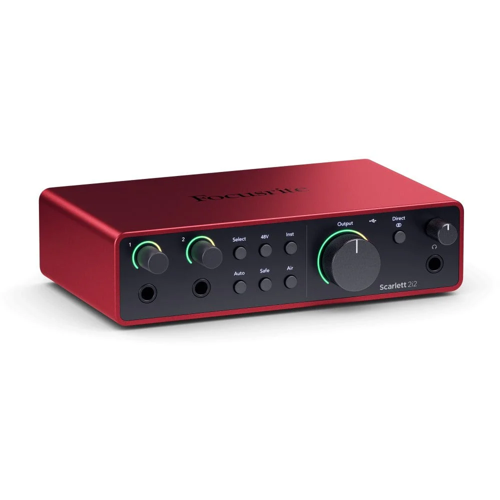 Focusrite Scarlett 2i2 Studio 4th Gen USB Audio Interface and Recording Bundle - Image 2