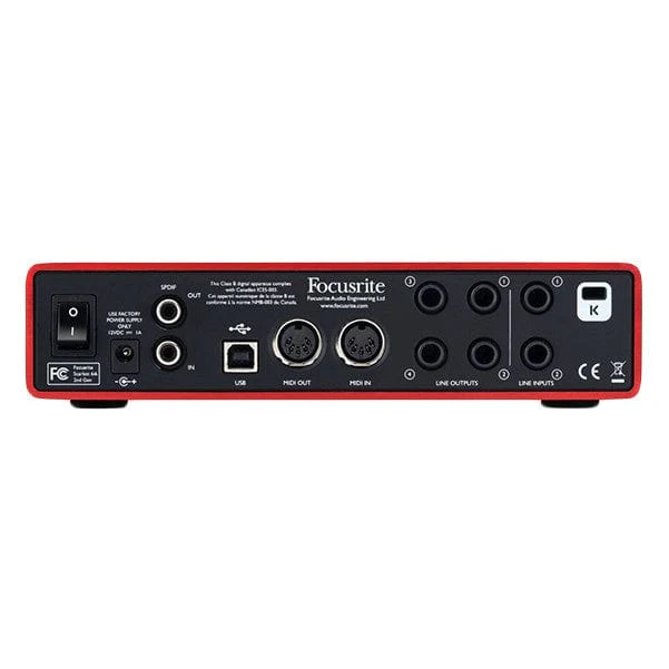 Focusrite Scarlett 6i6 USB Audio Interface - 2nd Gen - Image 4
