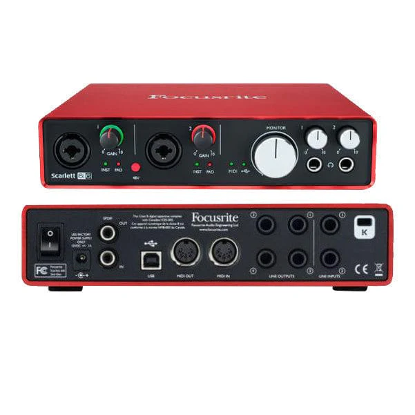 Focusrite Scarlett 6i6 USB Audio Interface - 2nd Gen - Image 5