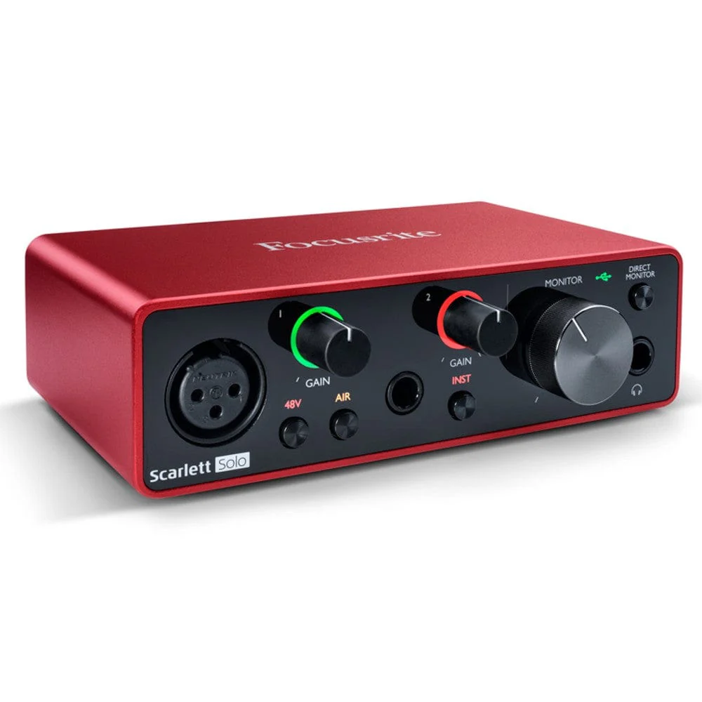 Focusrite Scarlett SOLO USB Audio Interface - Open Box - Image 3