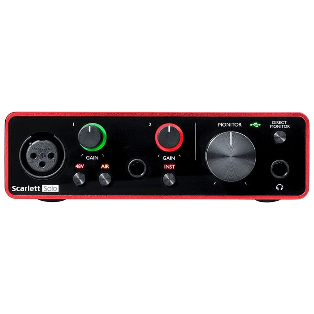 Focusrite Scarlett SOLO USB Audio Interface - Open Box - Image 4