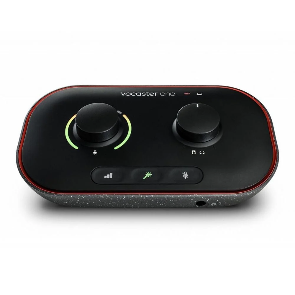 Focusrite Vocaster One Studio USB-C Podcasting Audio Interface Bundle - Image 3