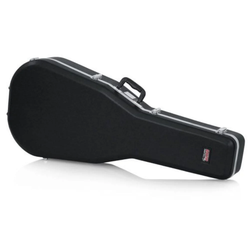 Gator GC Guitar Series Dreadnought Acoustic Guitar Deluxe Molded Case - Black