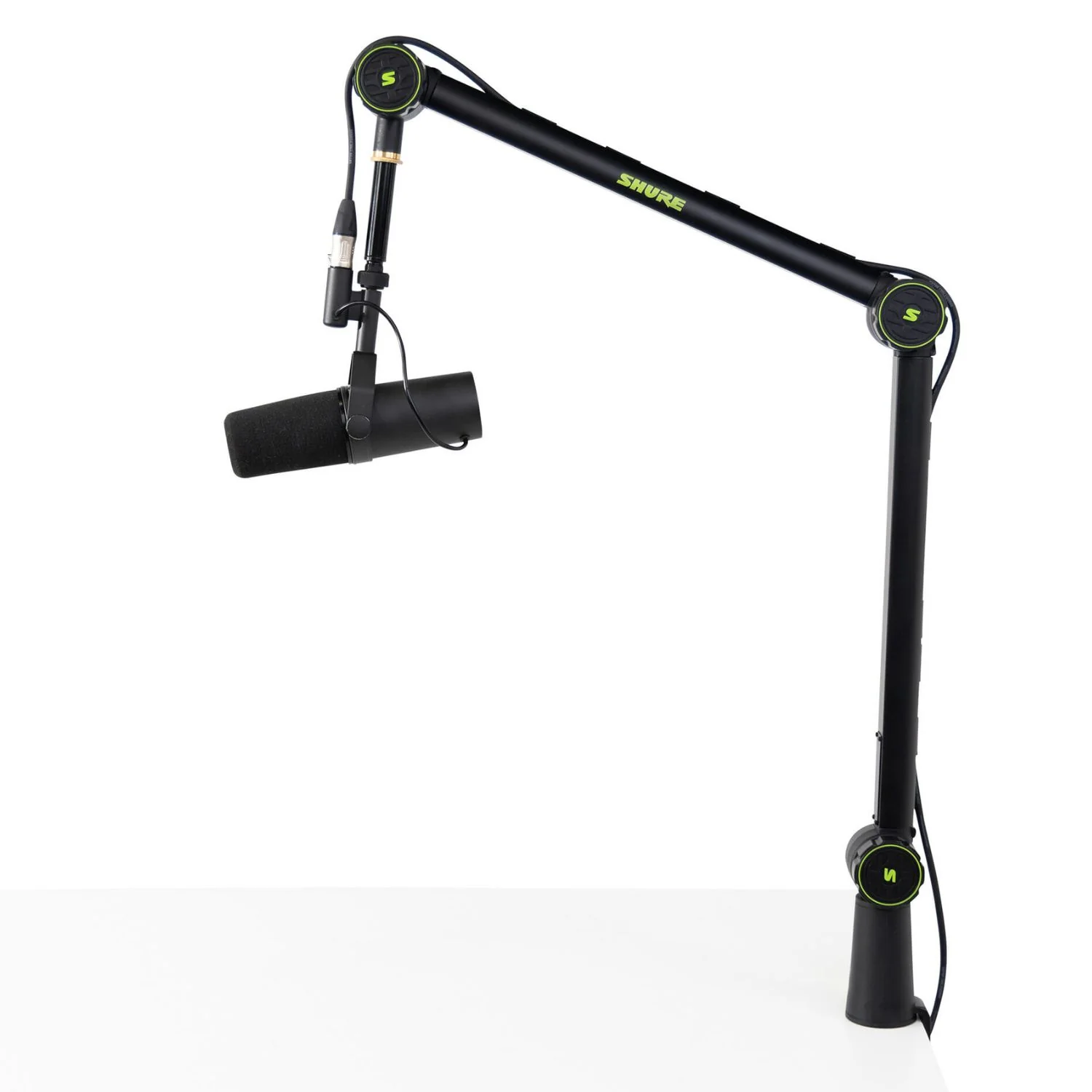 Gator Shure Desk-Mounted Articulating Boom Arm Microphone Stand