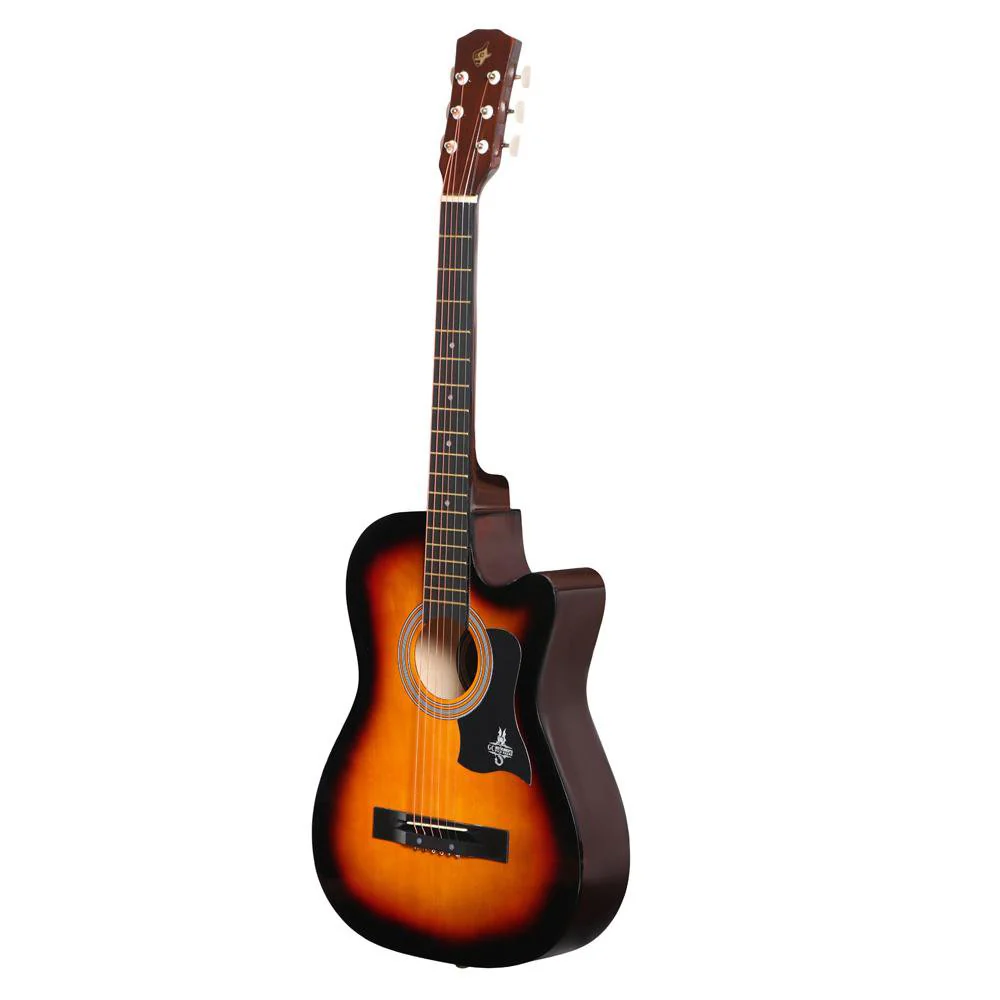 GC 38C Acoustic Guitar with Truss Rod and Bag - Image 11