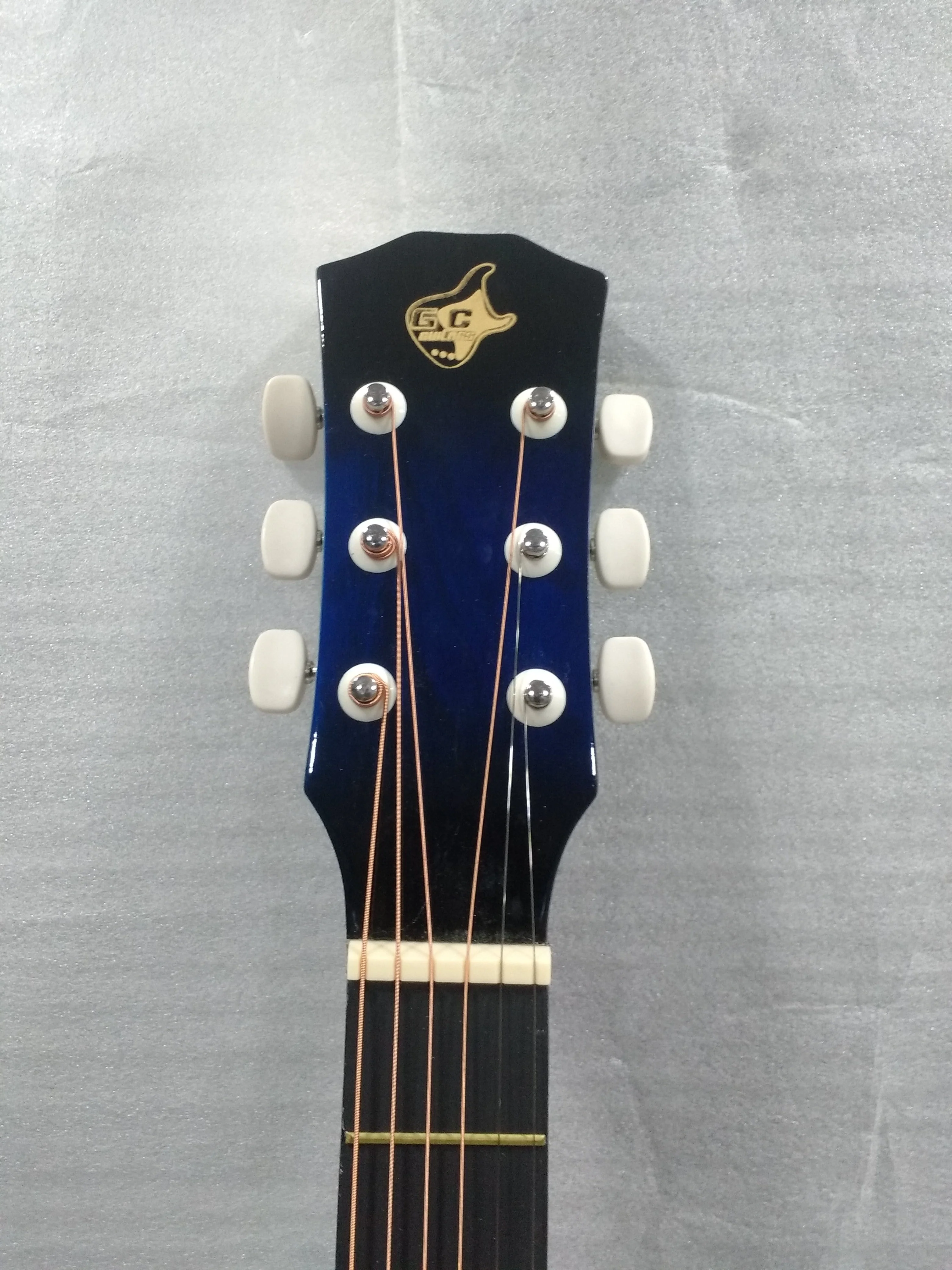 GC 38C Acoustic Guitar with Truss Rod - Blue Burst - Open Box B Stock - Image 4