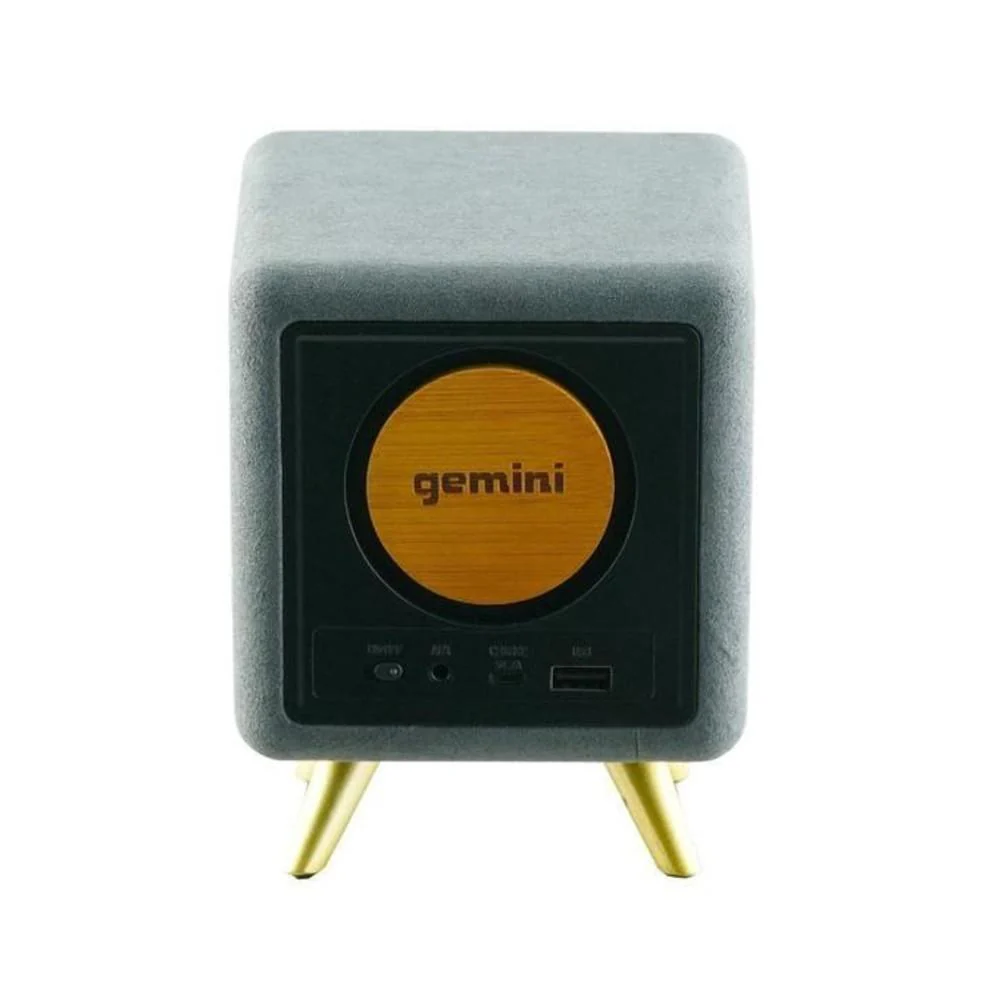 Gemini BRS-130 12W Portable Bluetooth Speaker - Bamboo Finish - Image 6
