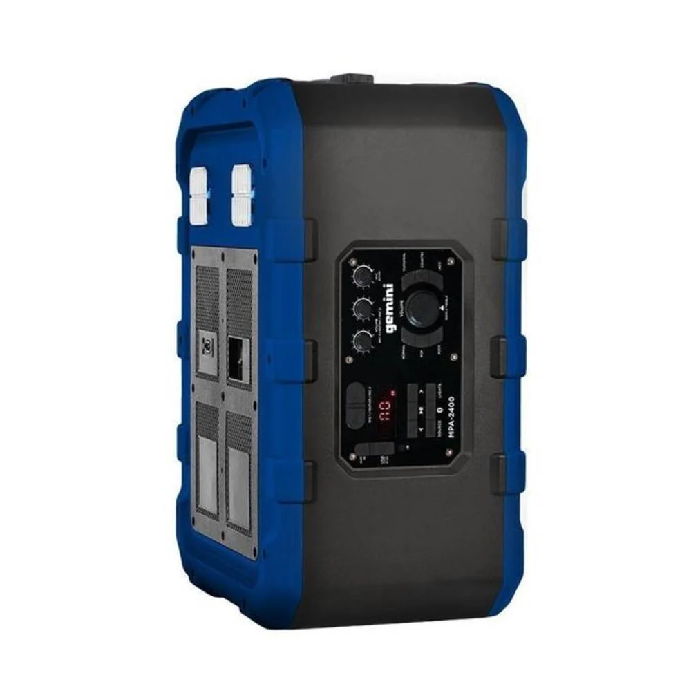 Gemini MPA-2400 Rechargeable Weather Resistant Trolley Speaker - Image 3