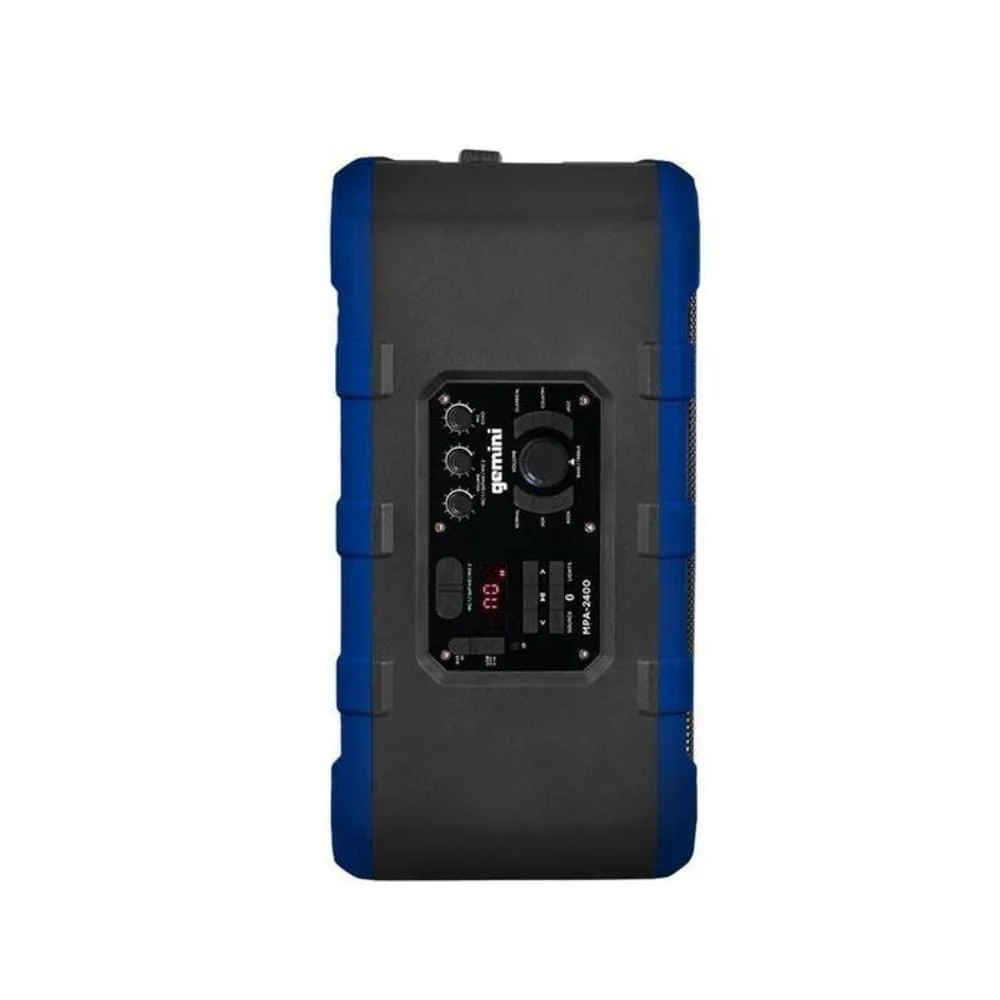Gemini MPA-2400 Rechargeable Weather Resistant Trolley Speaker - Image 4