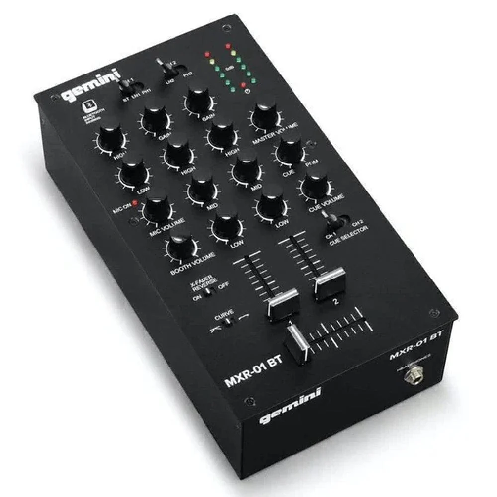 Gemini MXR 01 BT 2-Channel Professional DJ Mixer With Bluetooth Input - Image 3