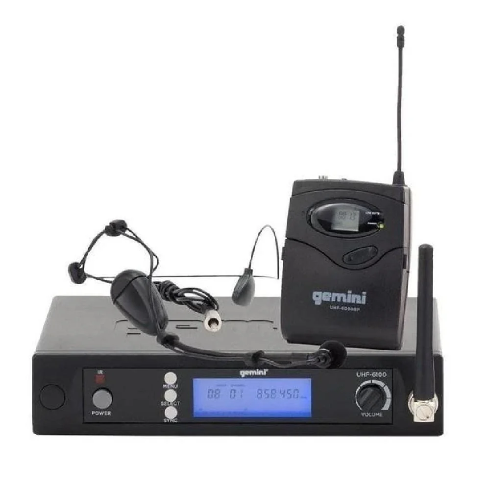 Gemini UHF 6100HL Wireless Microphone System