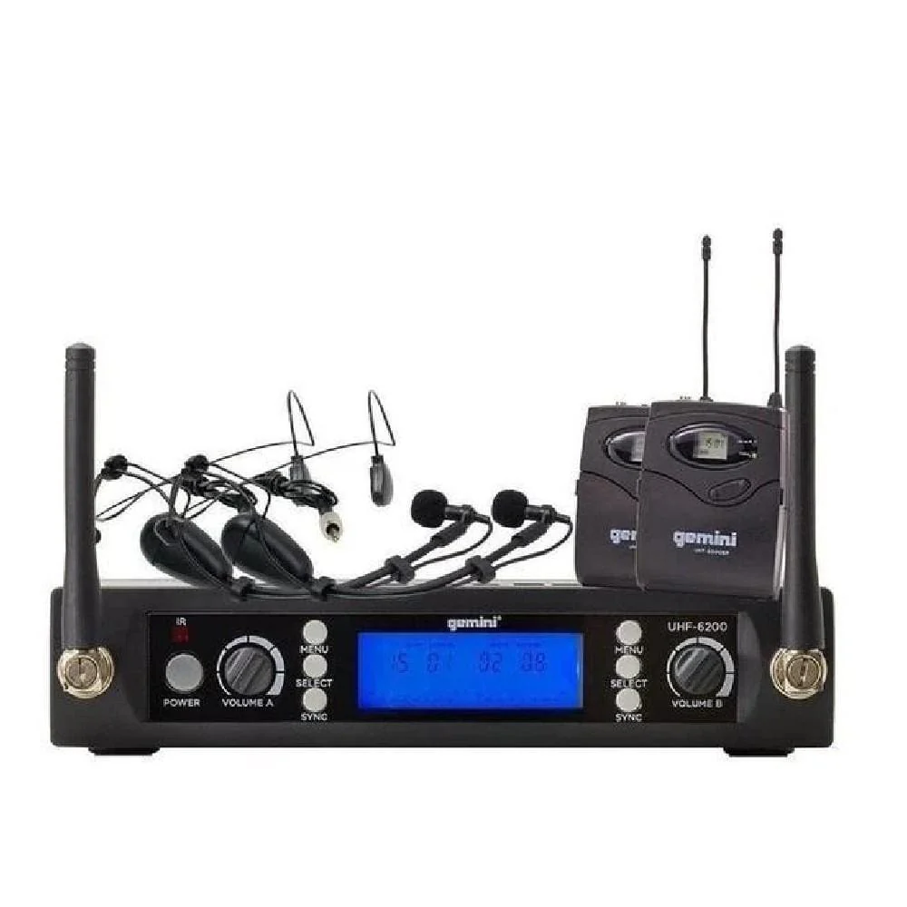 Gemini UHF 6200HL Wireless Microphone System