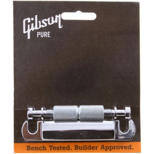 Gibson Accessories Stop Bar Tailpiece w/Studs & Inserts - Chrome
