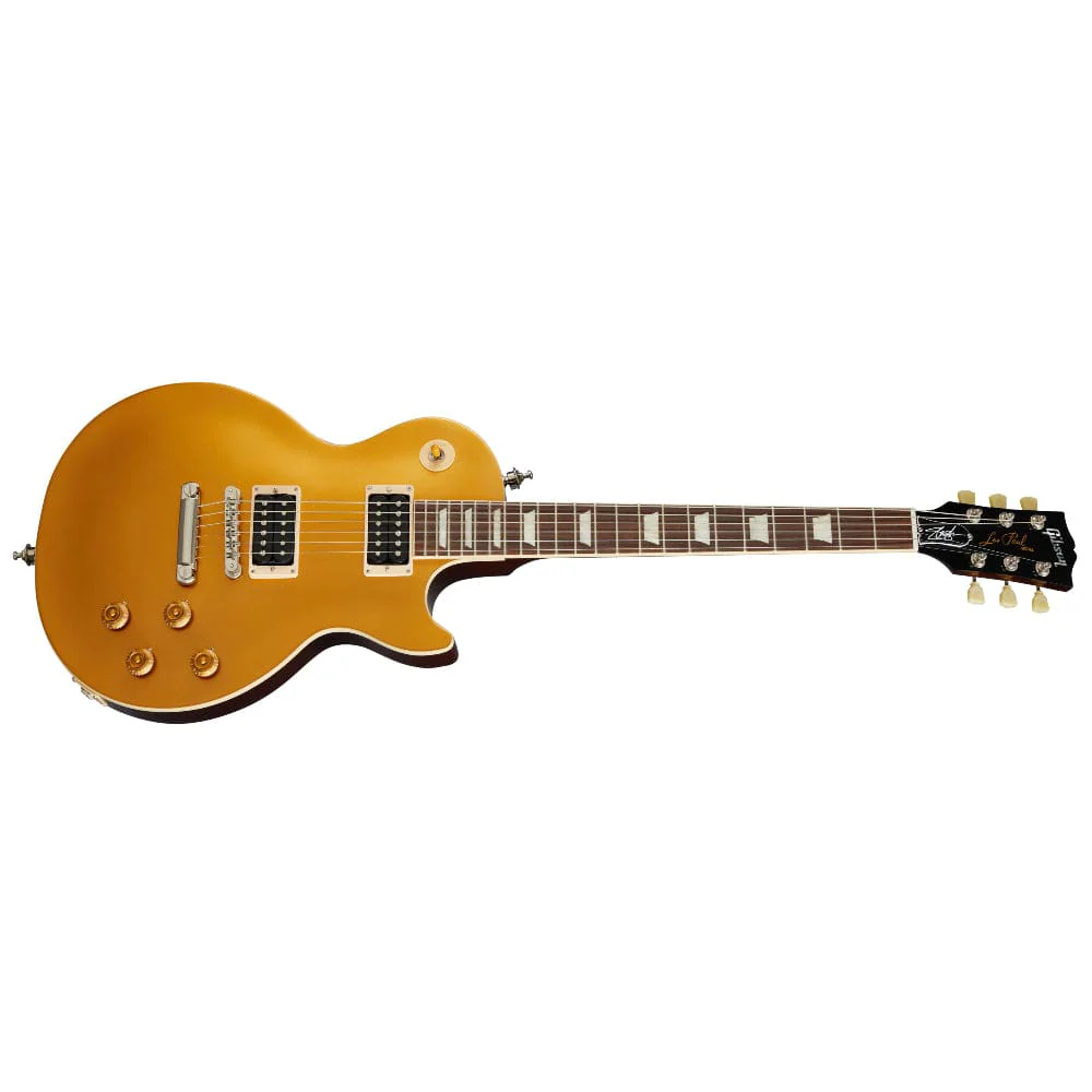 Gibson Slash Victoria Les Paul Standard Goldtop 6 String Electric Guitar - Gold - Image 2