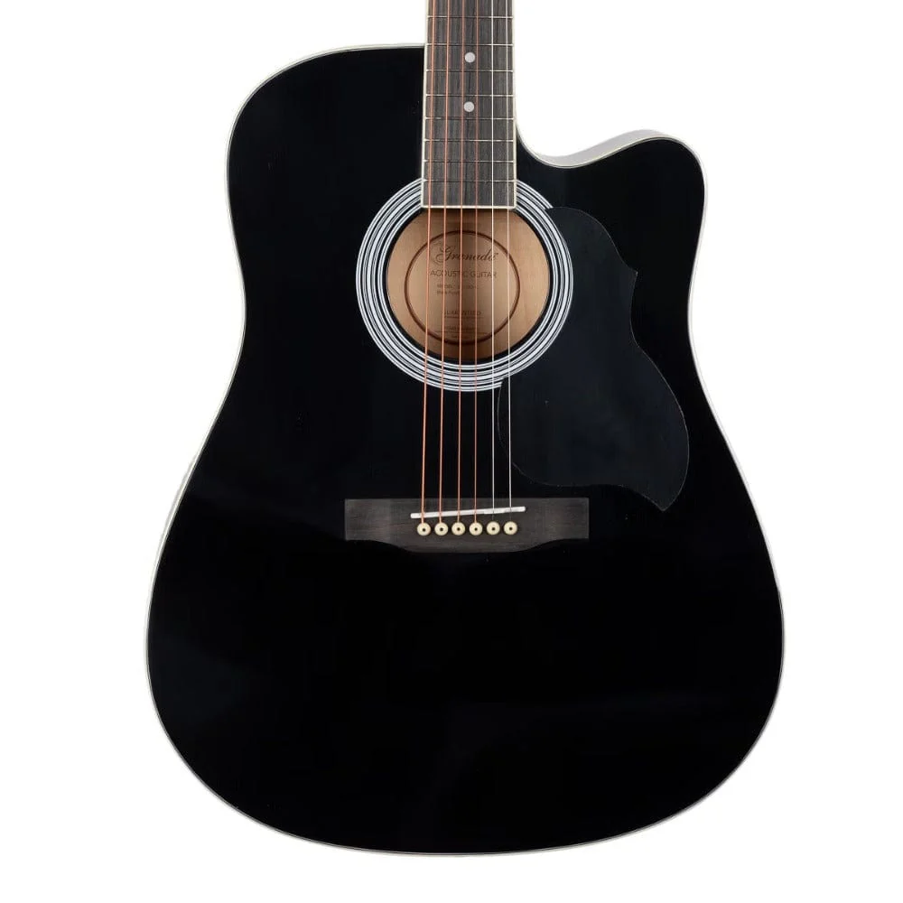 Granada GL113D-C 6 String Cutaway Acoustic Guitar - Image 2