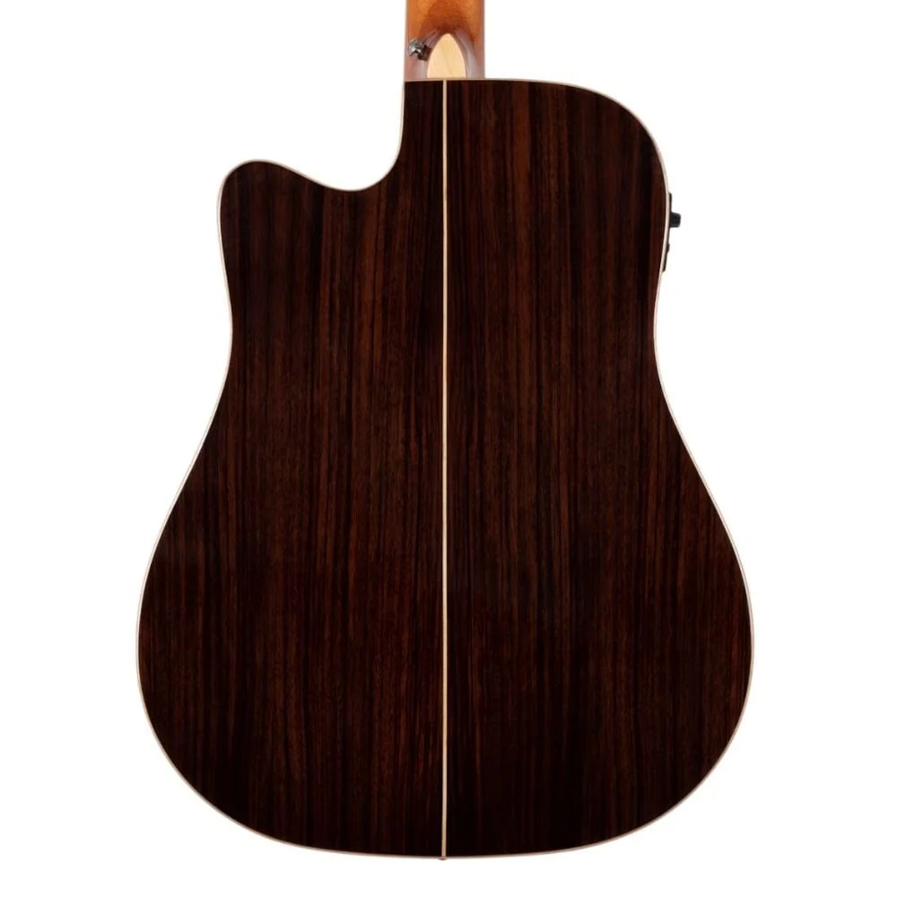 Granada GS345D-CEQ 6 String Electro Acoustic Guitar with Fishman Pickup - Natural Gloss - Image 3