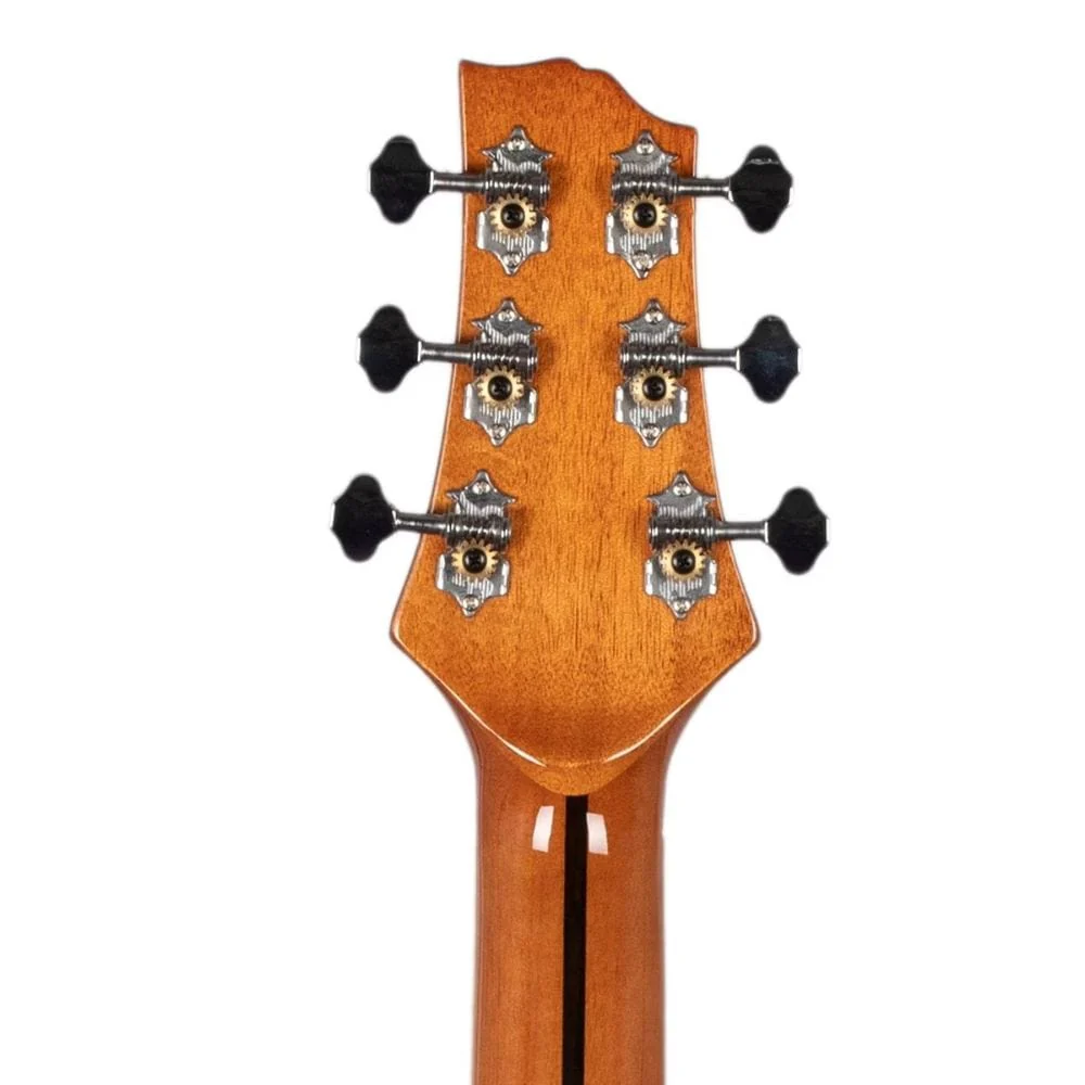 Granada GS345D-CEQ 6 String Electro Acoustic Guitar with Fishman Pickup - Natural Gloss - Image 4