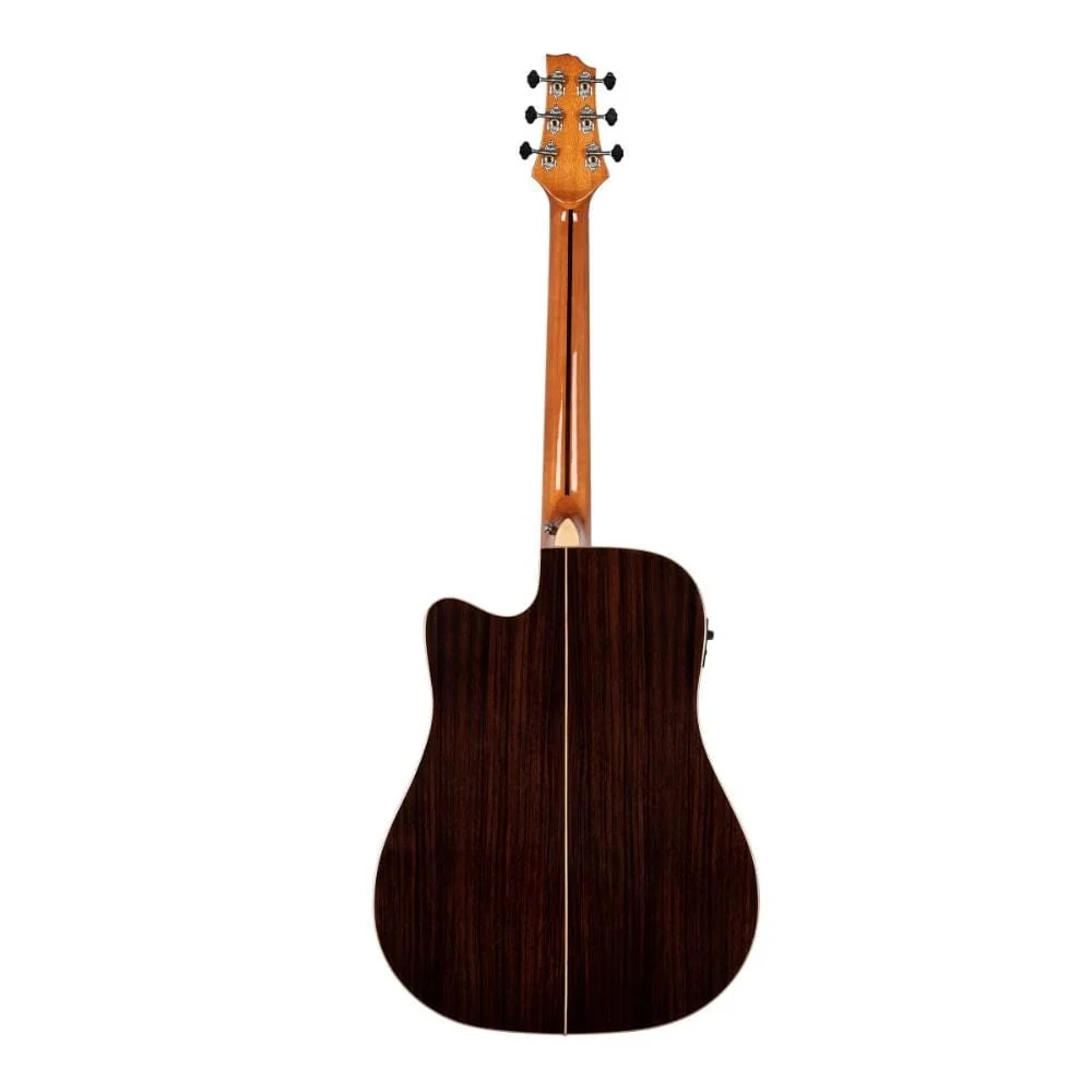 Granada  GS350A-CEQ 6 String Electro Acoustic Guitar with Fishman Pickup - Natural Gloss - Image 2