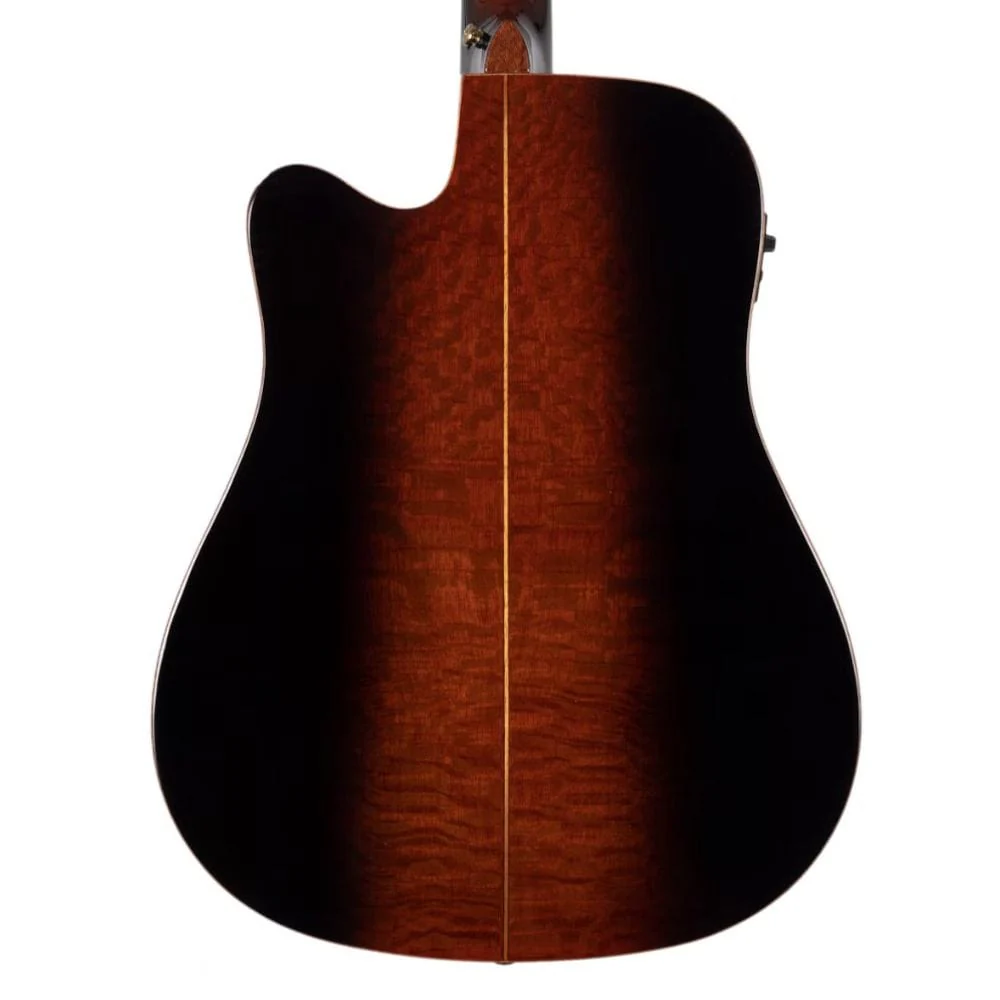 Granada GS355A-CEQ 6 String Electro Acoustic Guitar with Fishman Pickup - Natural Gloss - Image 4
