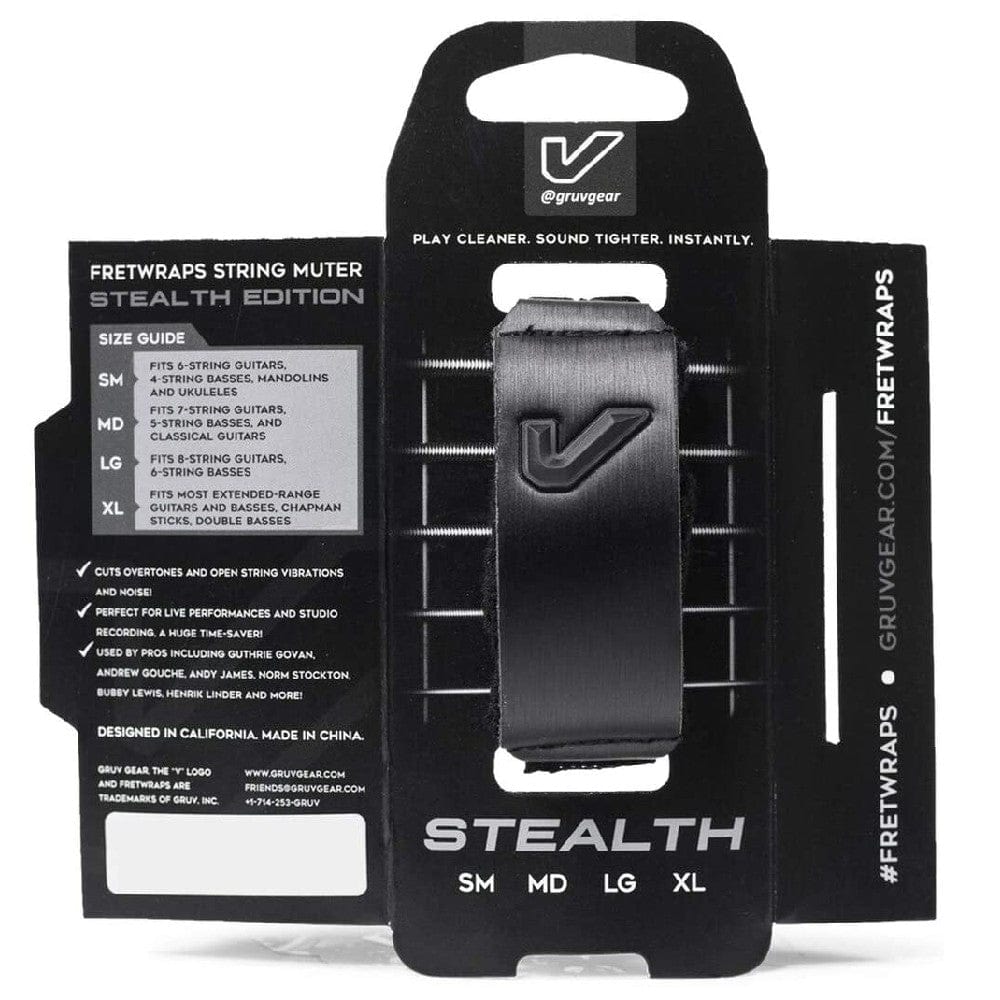 Gruv Gear FW1 STL Stealth Edition Fret Wraps String Muter