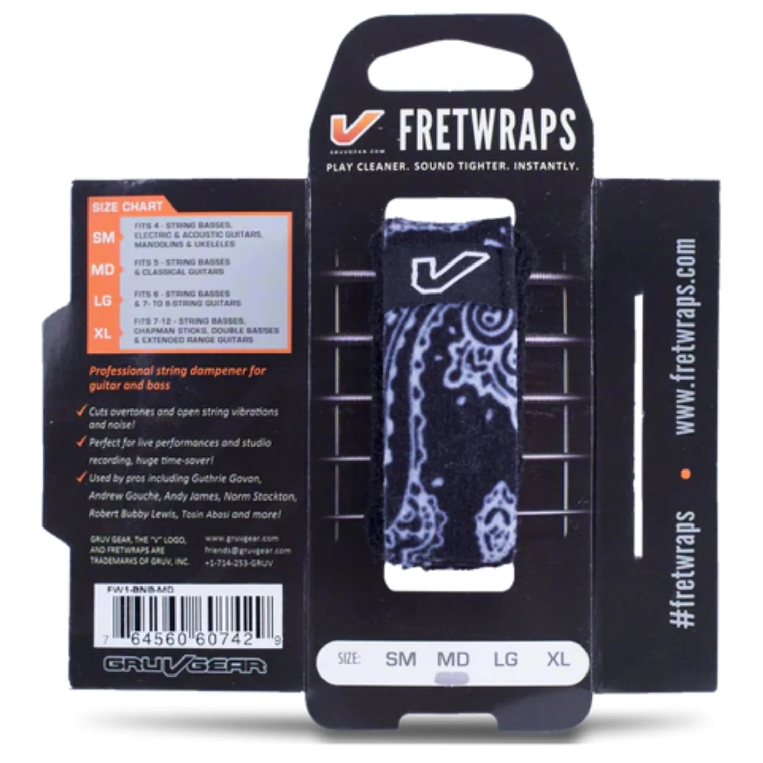 GruvGear FW-BNB FretWraps String Muters - Image 2