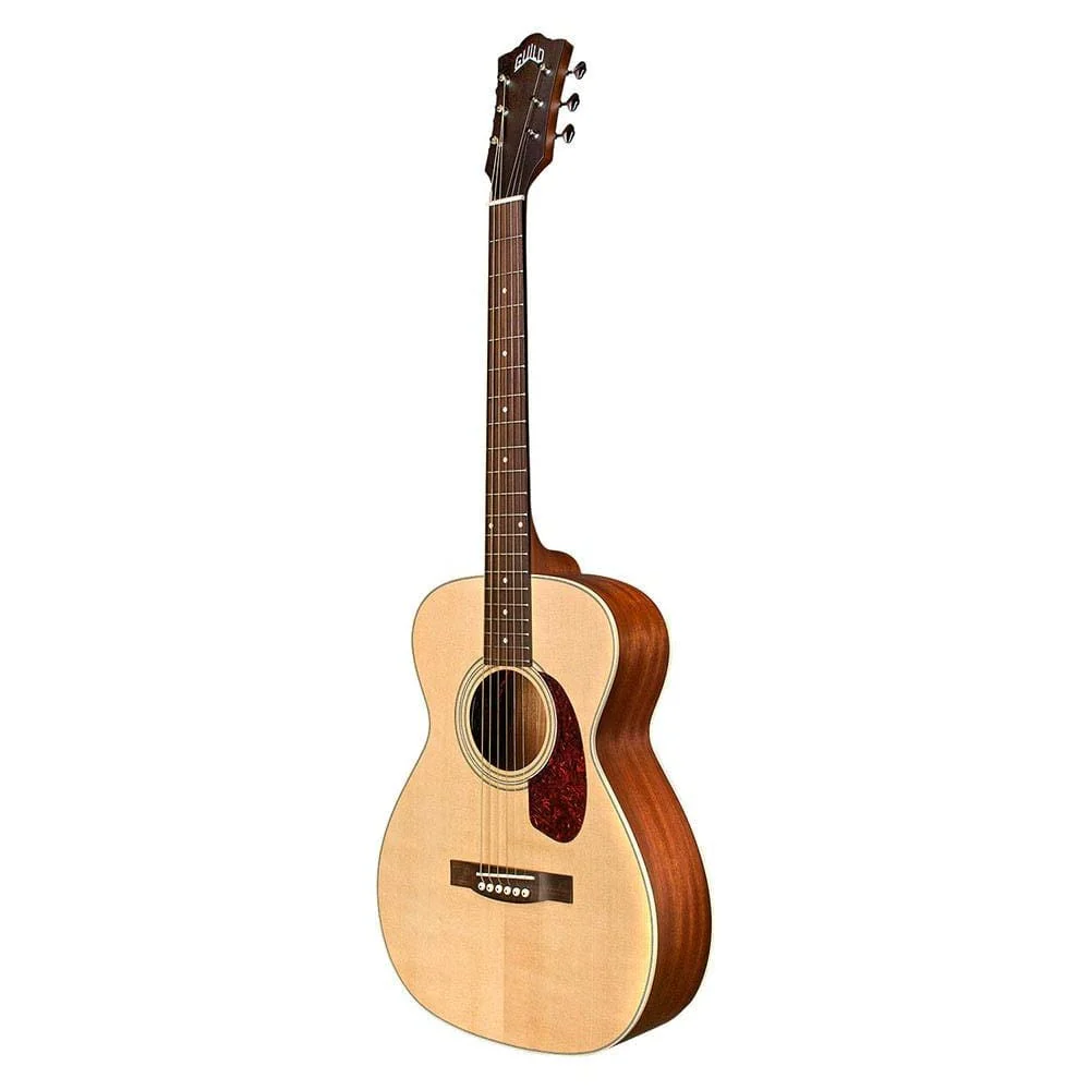 Guild M-240E Concert Electro Acoustic Guitars - Natural - Image 2