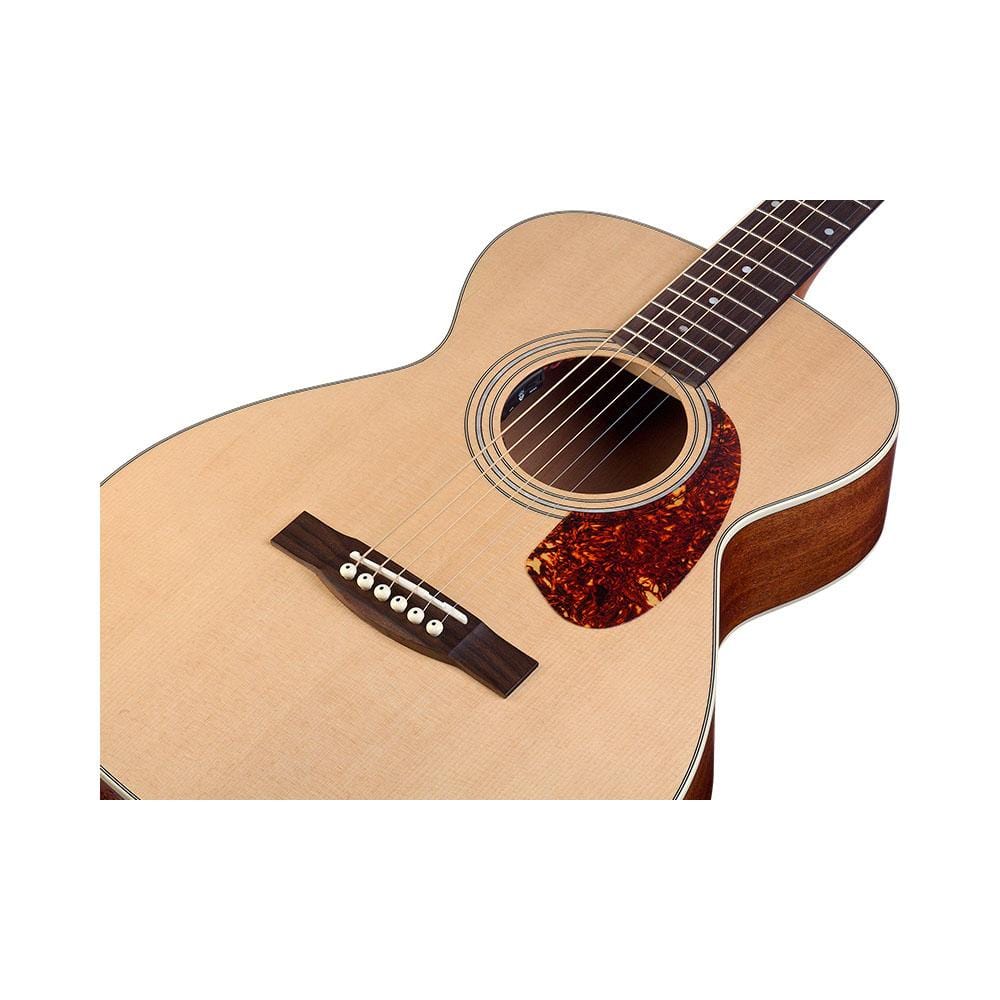 Guild M-240E Concert Electro Acoustic Guitars - Natural - Image 4