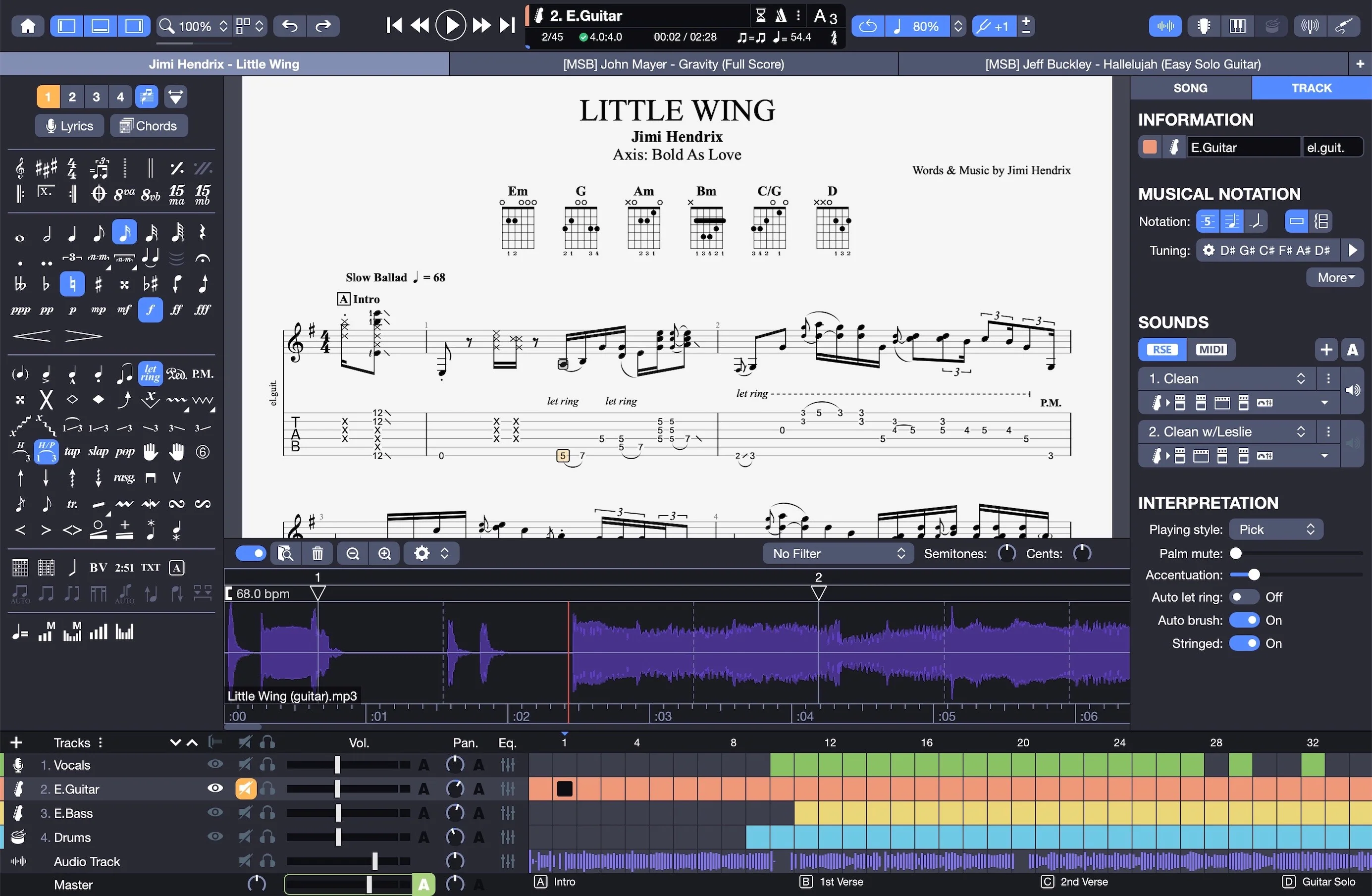 Guitar Pro 8: Guitar Tablature Software – Professional Audio Software & Plugin