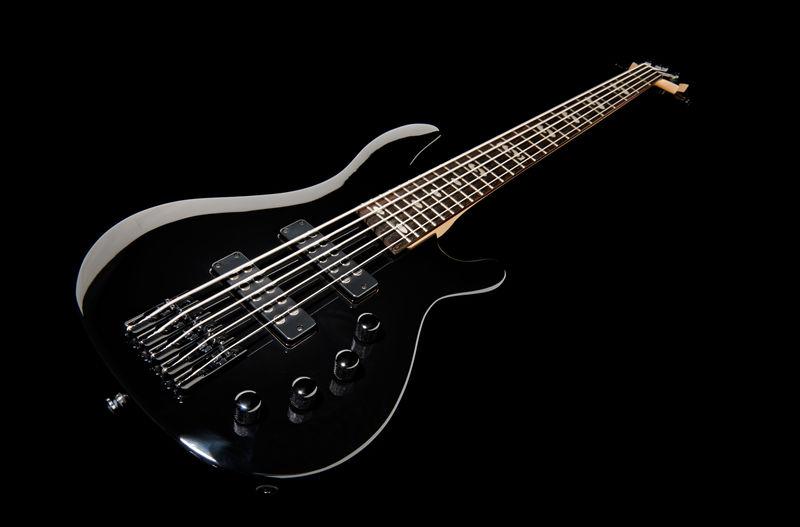 Harley Benton B-550 Black Progressive Series Bass Guitar - Image 10