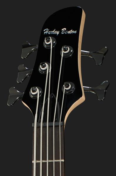 Harley Benton B-550 Black Progressive Series Bass Guitar - Image 6