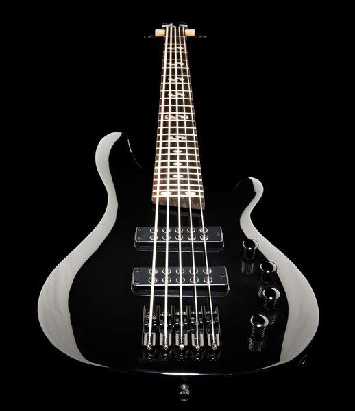 Harley Benton B-550 Black Progressive Series Bass Guitar - Image 8