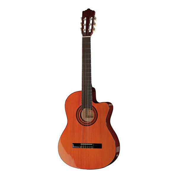 Harley Benton CG300CE Cutaway Classical Guitar - Natural High Gloss