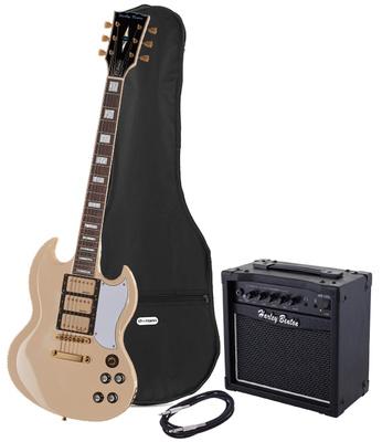 Harley Benton DC-600 VI Vintage Serie Bundle