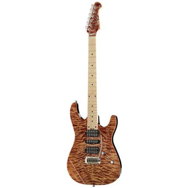 Harley Benton Fusion 6-String HSH Electric Guitar - Maple Fretboard - Image 3