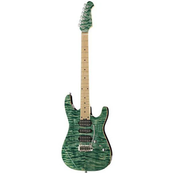 Harley Benton Fusion 6-String HSH Electric Guitar - Maple Fretboard - Image 4