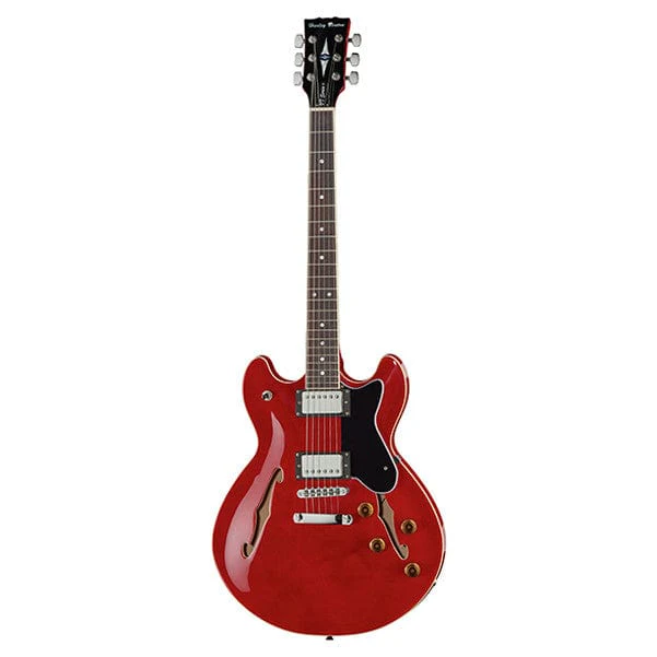 Harley Benton HB-35 Vintage Series Semi Hollow Electric Guitar - Image 3