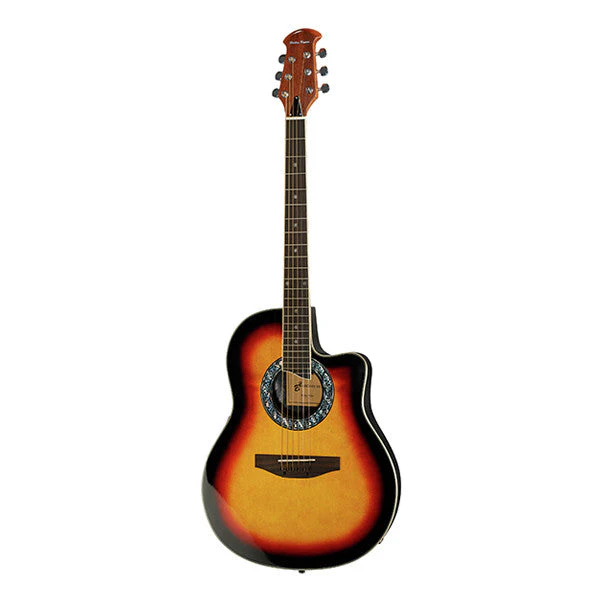 Harley Benton HBO-600 Cutaway Electro Acoustic Guitar - Image 3